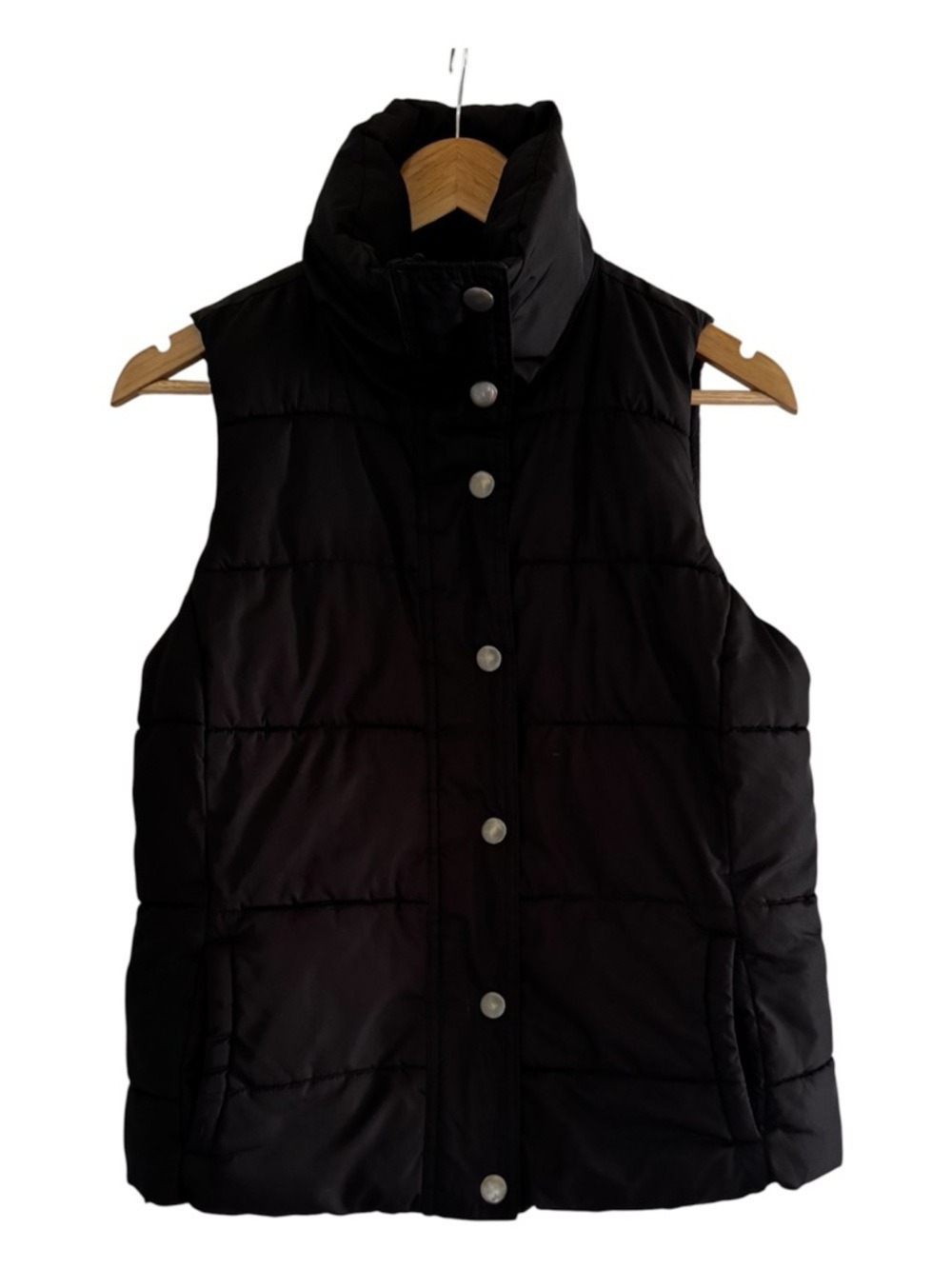 Black Puffer Vest Gorpcore Minimal Layering Old Navy